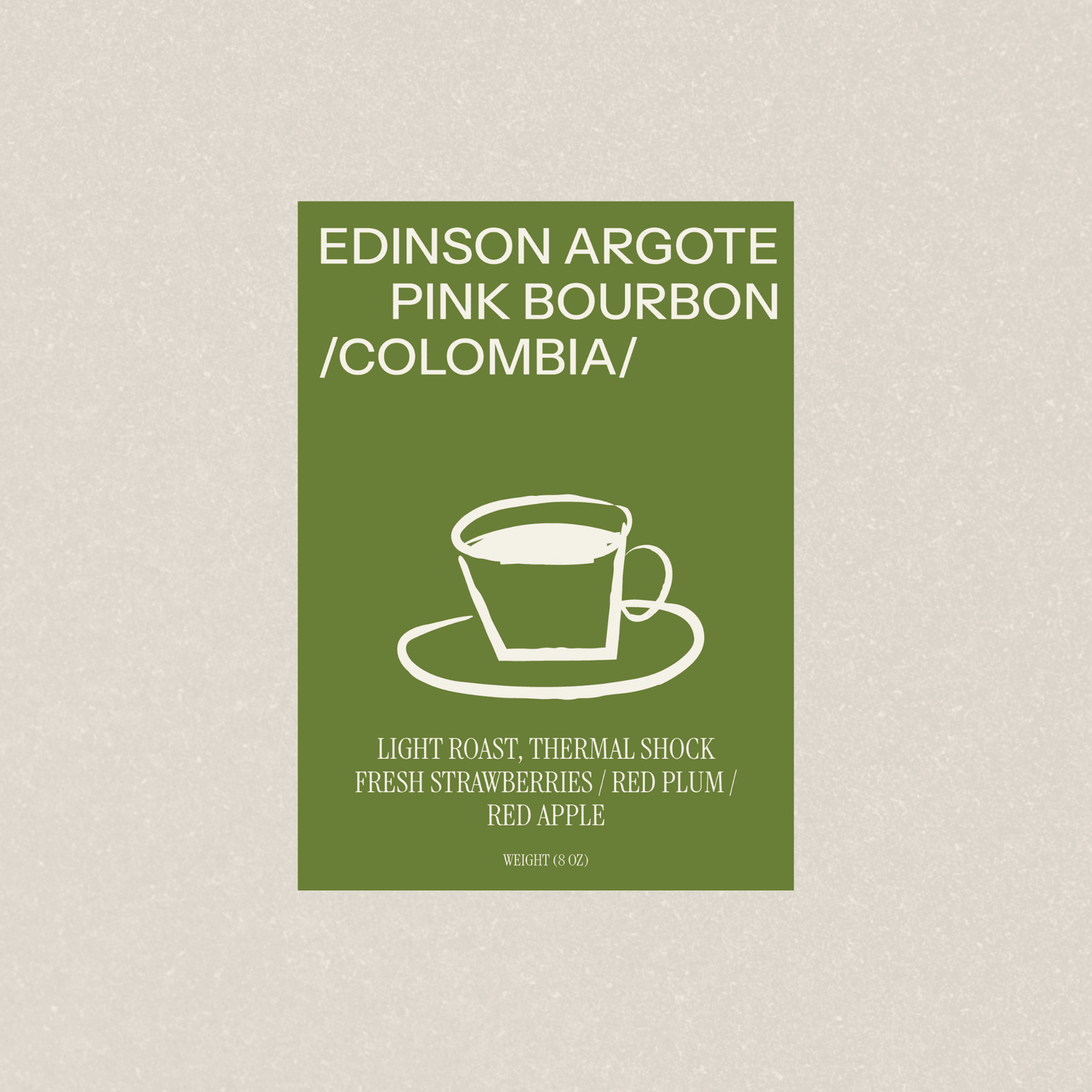EDINSON ARGOTE PINK BOURBON - Newbery St.