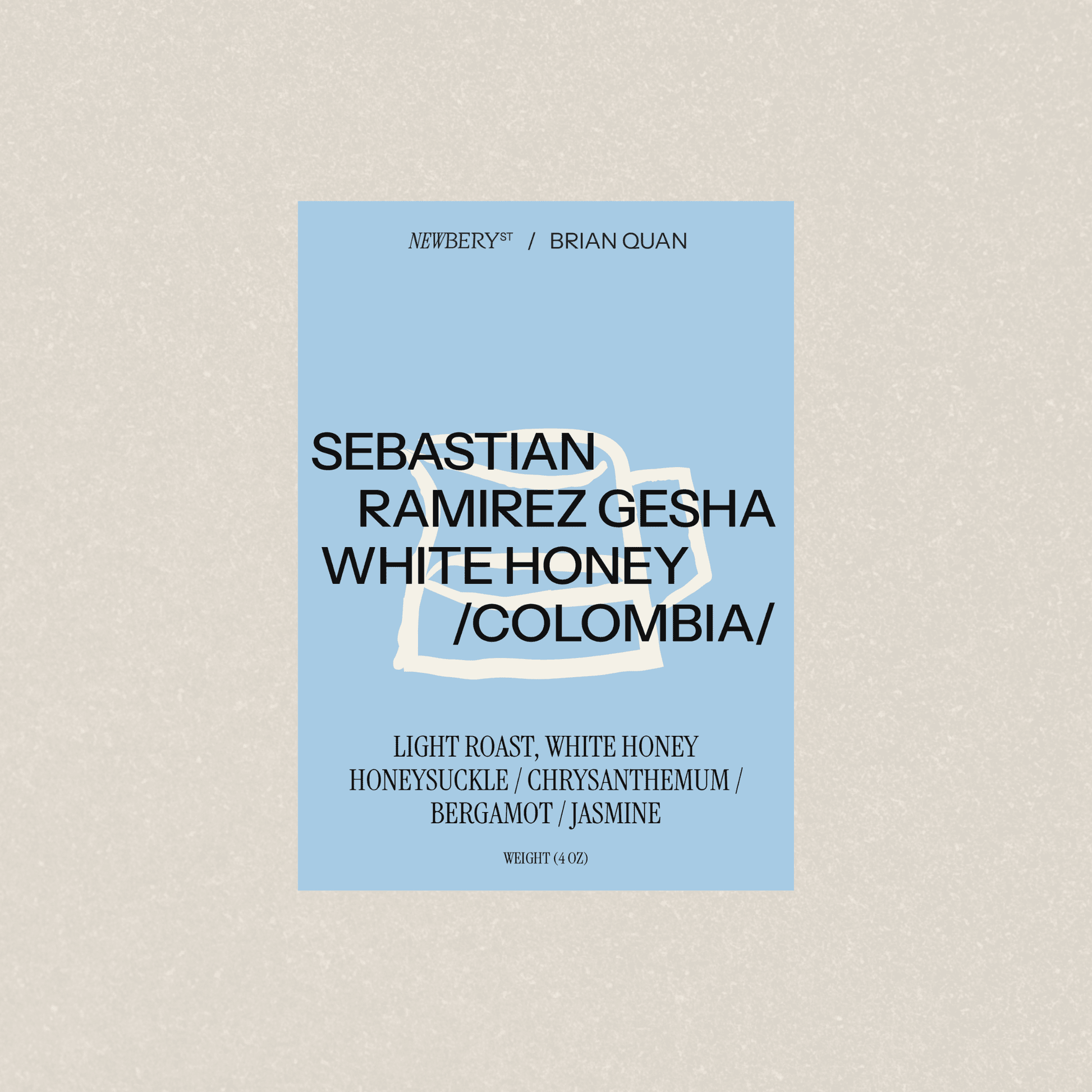 BRIAN QUAN X SEBASTIAN RAMIREZ GESHA WHITE HONEY - Newbery St.