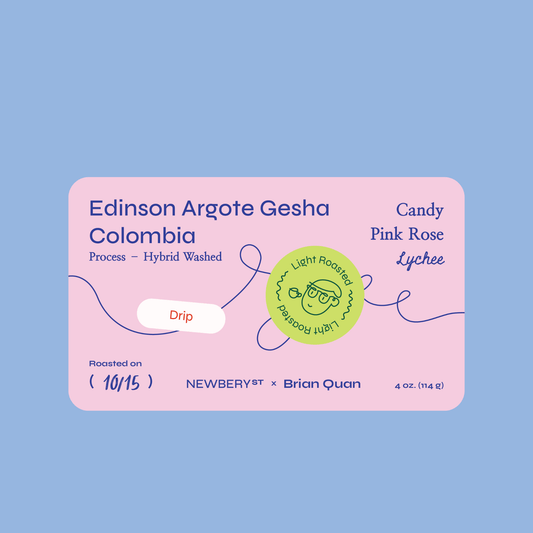Edinson Argote Gesha : Brian Quan x Newbery St. Collaboration 114g - Newbery St.