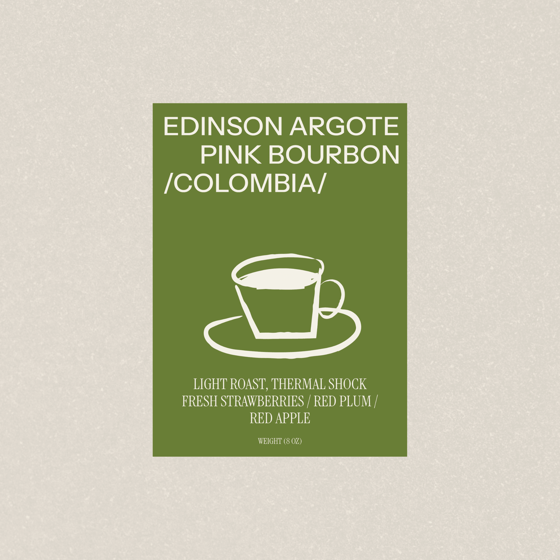 EDINSON ARGOTE PINK BOURBON - Newbery St.