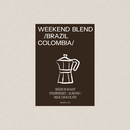 WEEKEND BLEND - Newbery St.